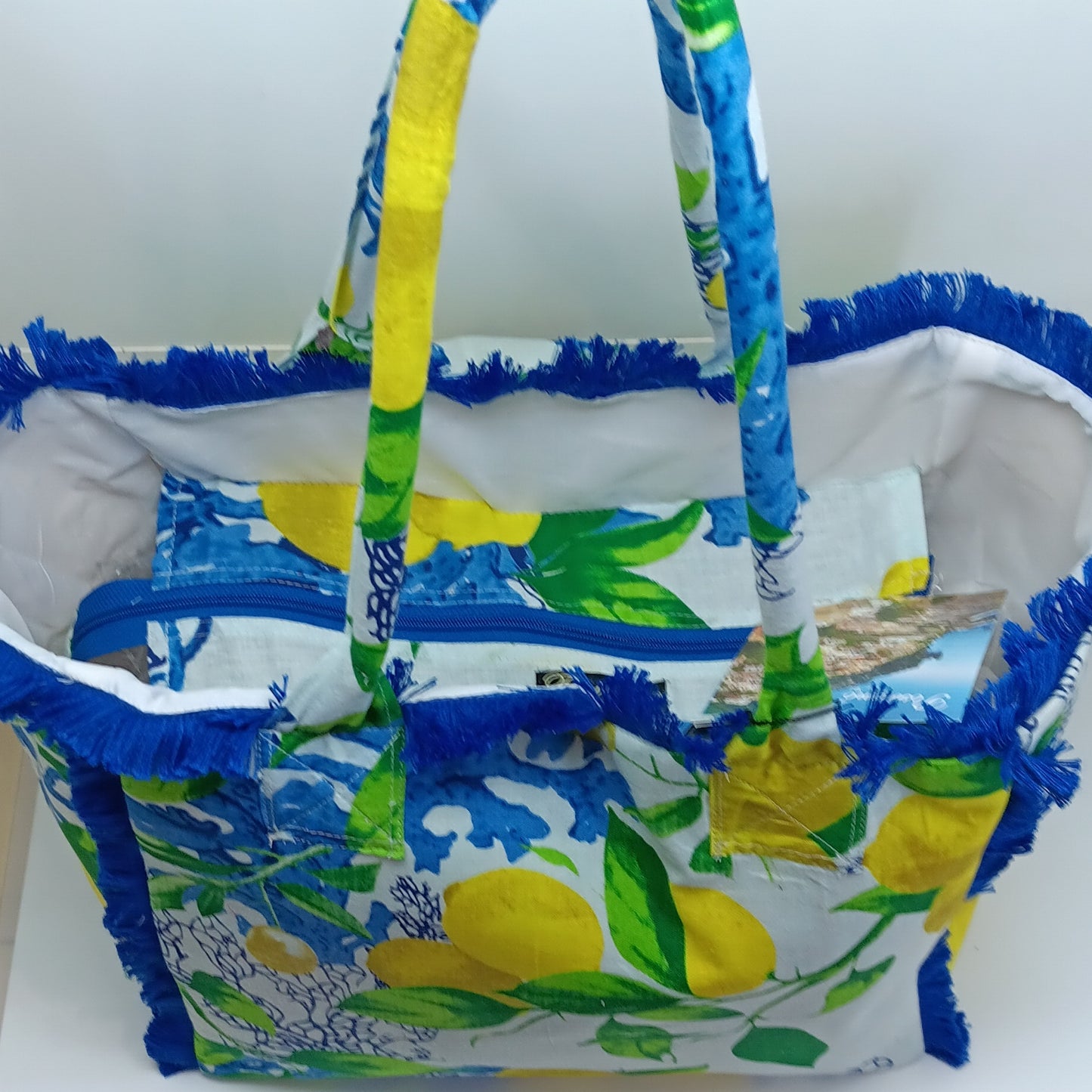Borsa Mare Positano Fantasia Limoni