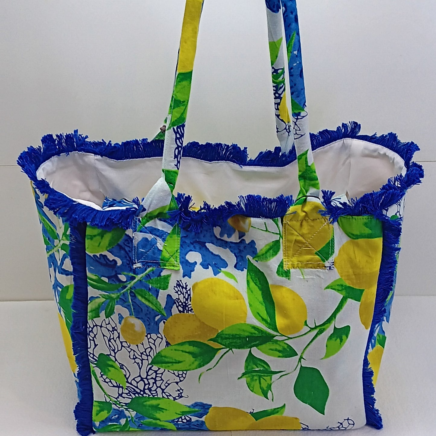 Borsa Mare Positano Fantasia Limoni