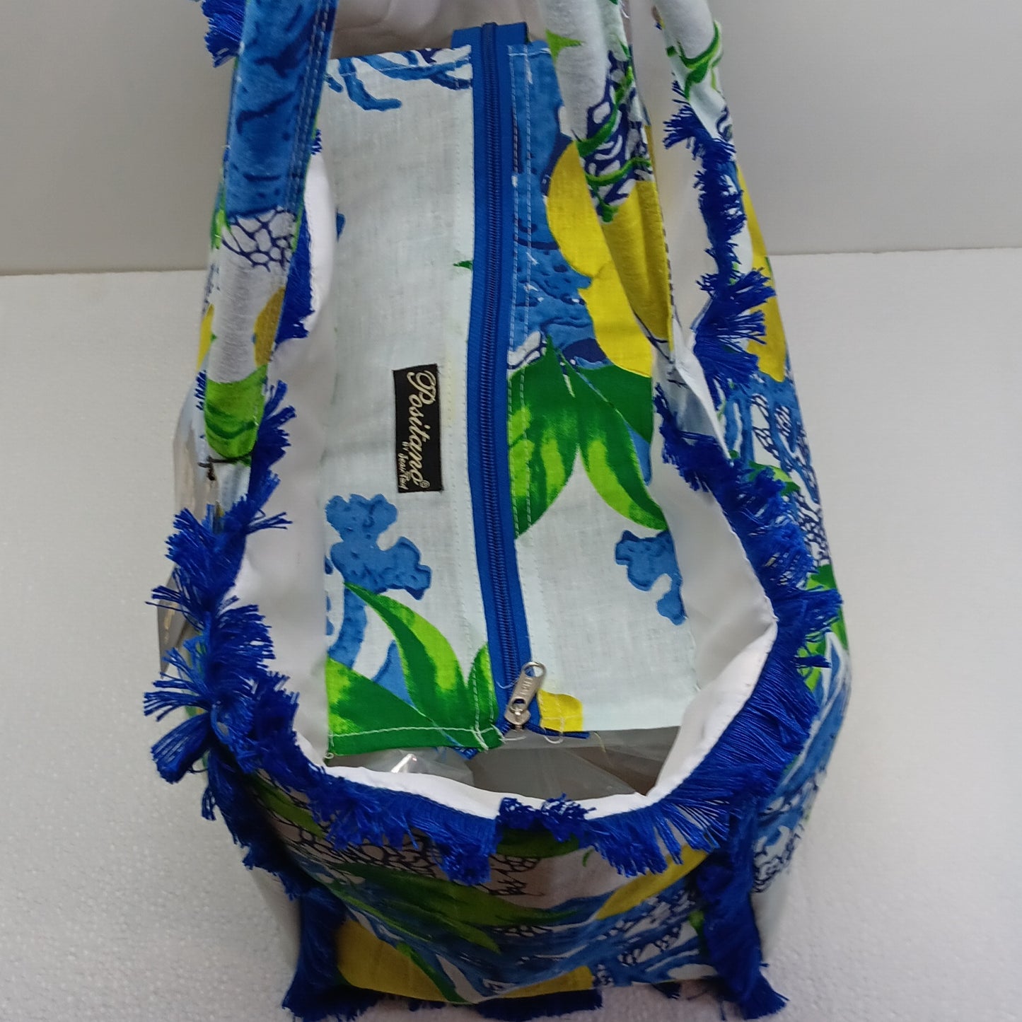 Borsa Mare Positano Fantasia Limoni